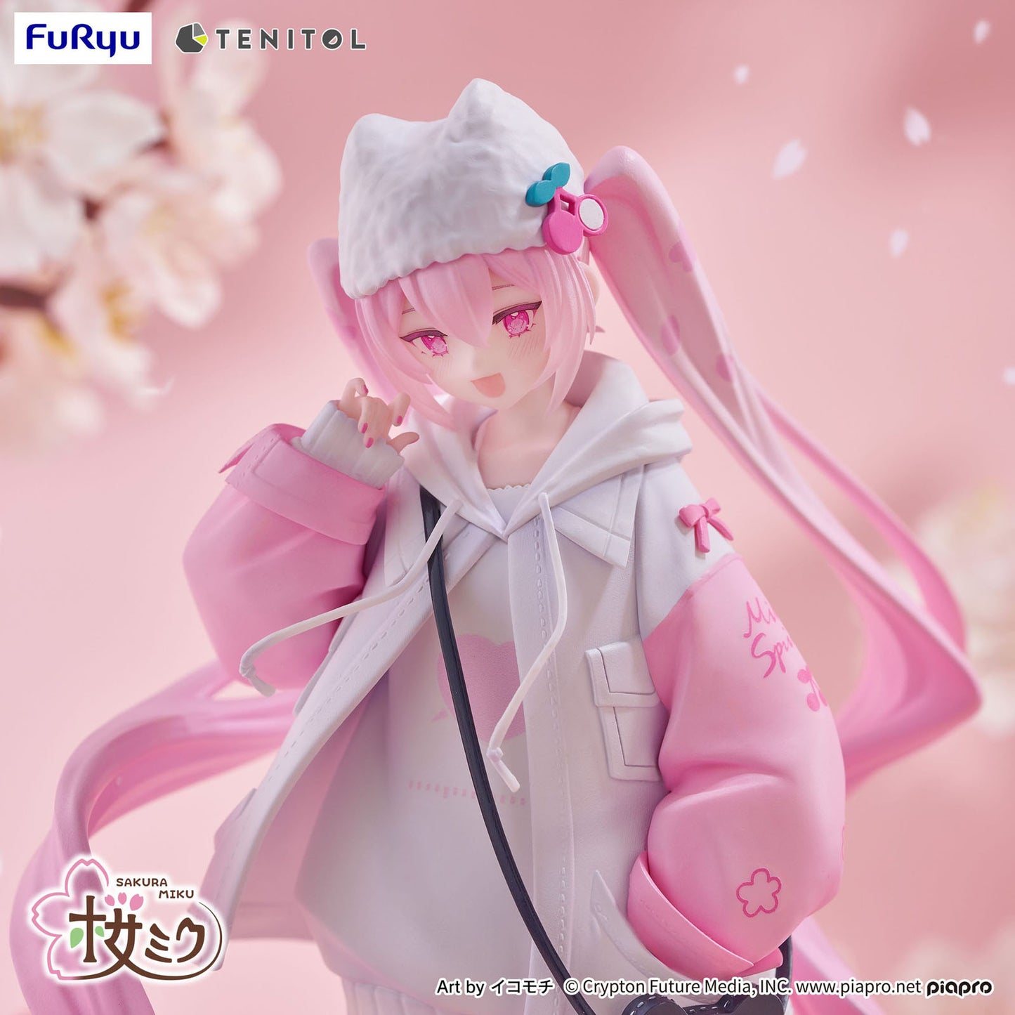 Hatsune Miku - Tenitol Premium PVC Statue Sakura Miku Cool Style [petit] - 19cm - FuRyu