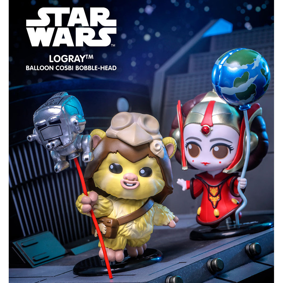 Star Wars - "Balloon Cosbi Series 2" Bobble-Head Mini-Figur - Blind Box - Einzelbox - Hot Toys