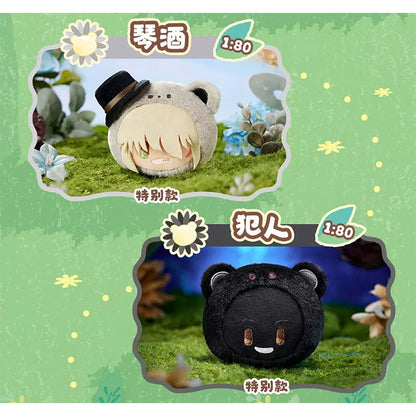 Detektiv Conan: smolQ Bear Head Series - Plüsch-Anhänger Blind Box - Einzelbox - 10cm - LDCX
