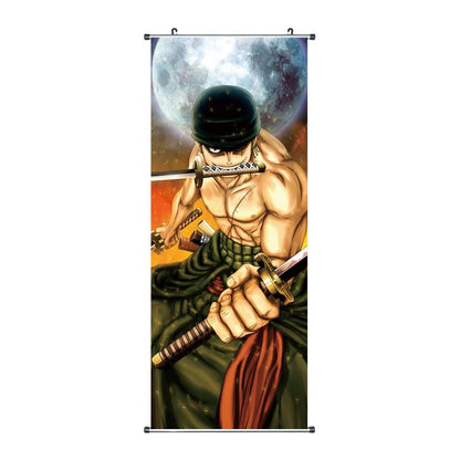 One Piece - Stoff Rollbild - 100x40cm