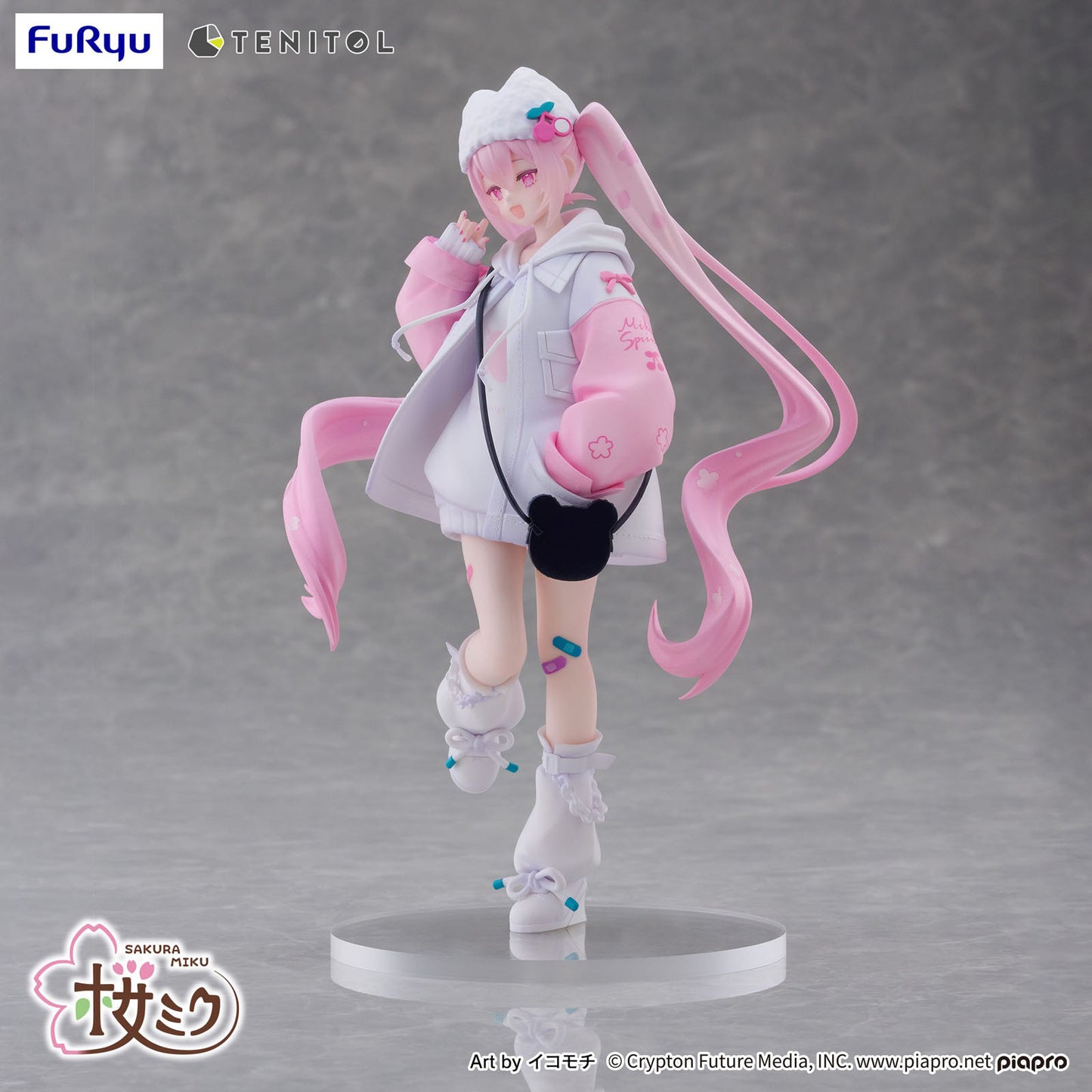 Hatsune Miku - Tenitol Premium PVC Statue Sakura Miku Cool Style [petit] - 19cm - FuRyu