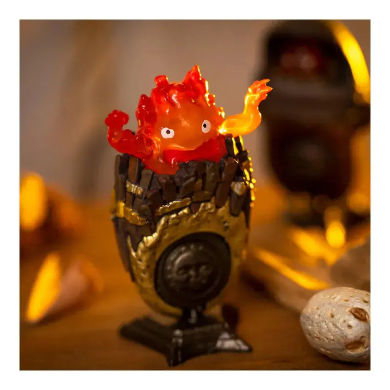 Das wandelnde Schloss - Calcifer Kazaring Blind Box Ring - Einzelbox - Benelic