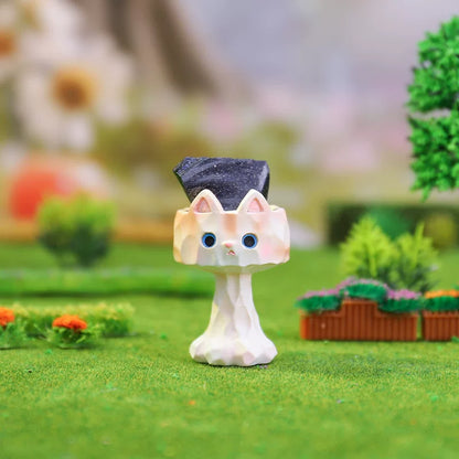 Meow Meow Little Beanie - Katzen mit Kristall - Figur Blindbox - Einzelbox - Xinzhiji