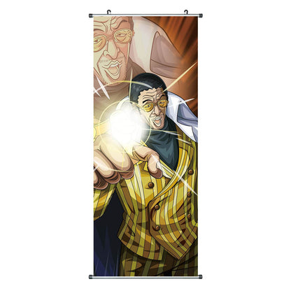 One Piece - Stoff Rollbild - 100x40cm