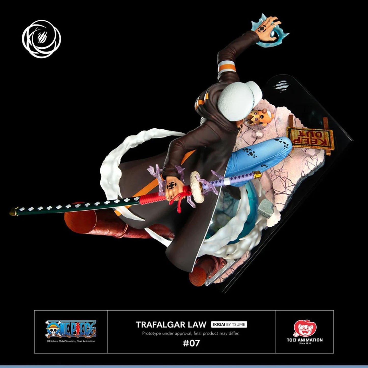 One Piece - Trafalgar Law Kikoku - Figur Limited Edition - 43cm - Tsume