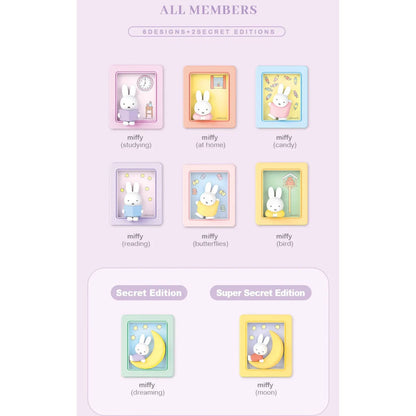 Miffy - Photo Frame & Phone Stand Magnet - Blindbox - Einzelbox - 10.5cm