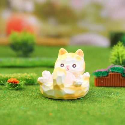 Meow Meow Little Beanie - Katzen mit Kristall - Figur Blindbox - Einzelbox - Xinzhiji