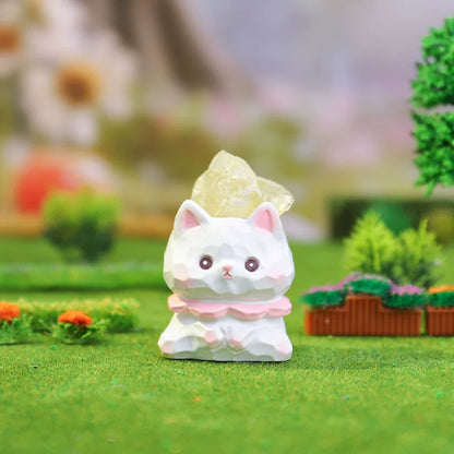 Meow Meow Little Beanie - Katzen mit Kristall - Figur Blindbox - Einzelbox - Xinzhiji