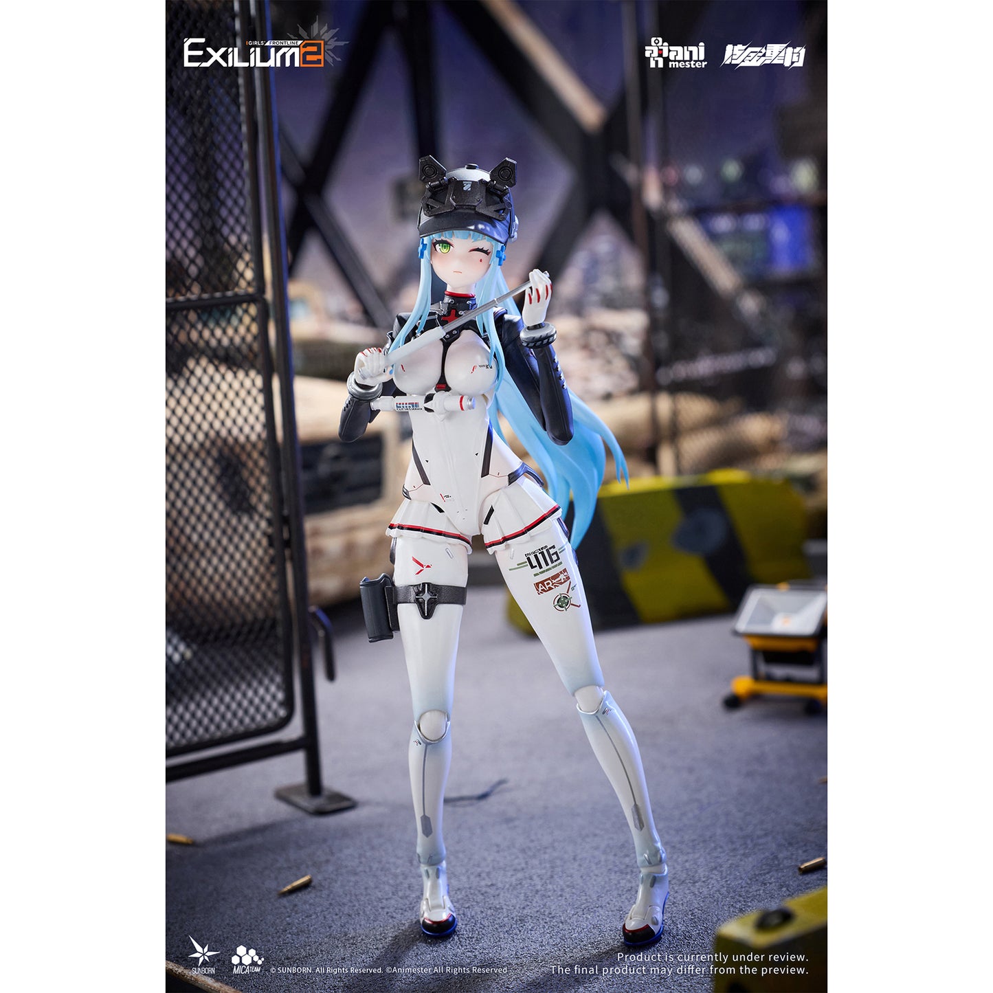 Girls' Frontline 2: Exilium - Klukai: Speed Star Ver. - 1/12 Actionfigur & Motorrad Set - Animester