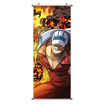 One Piece - Stoff Rollbild - 100x40cm