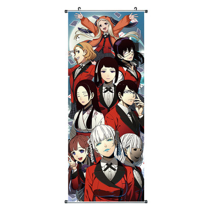 Kakegurui - Rollbild aus Stoff - 100x40cm