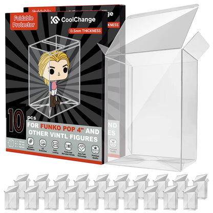 Schutzhülle kompatibel mit Funko POP!, Protector Case für POP 4" Verpackung, Figuren Protektor, 5, 10, 20 Stk.