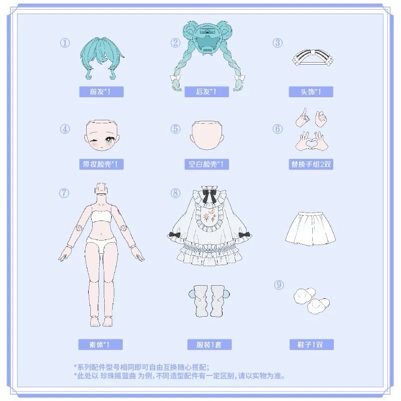 Hatsune Miku: Prelude / Wonderful Encounter - DaaLaMode Dress-up Sammelfigur Blind Box - Einzelbox - 14cm - BLOKEES