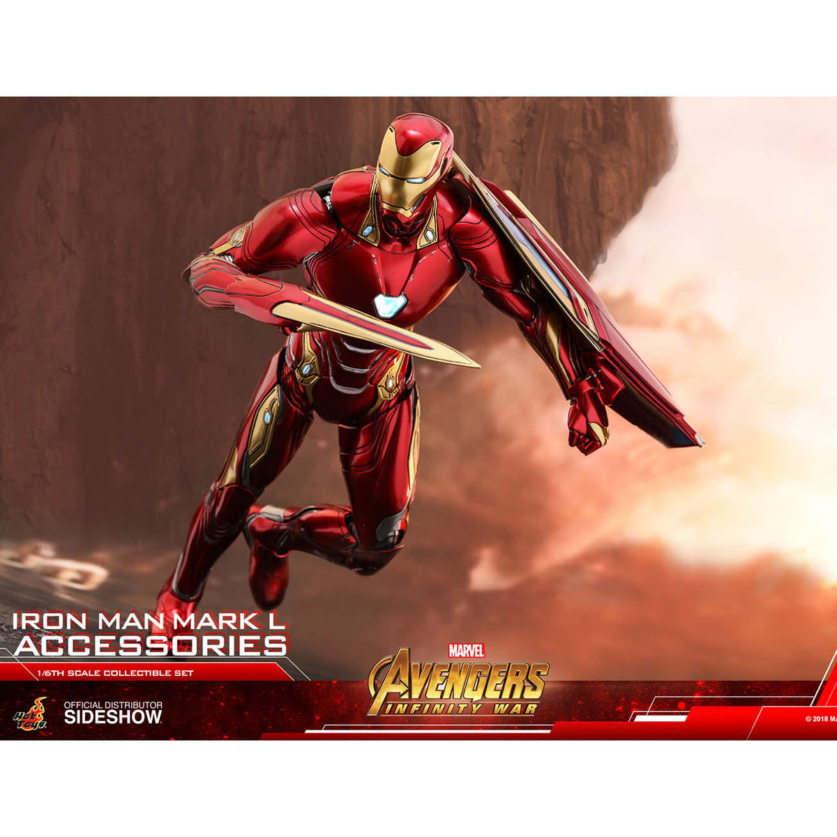Avengers: Infinity War - Iron Man Mark L - Zubehör-Set 1:6 - Hot Toys
