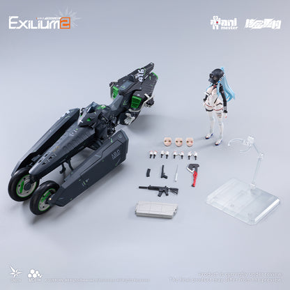 Girls' Frontline 2: Exilium - Klukai: Speed Star Ver. - 1/12 Actionfigur & Motorrad Set - Animester