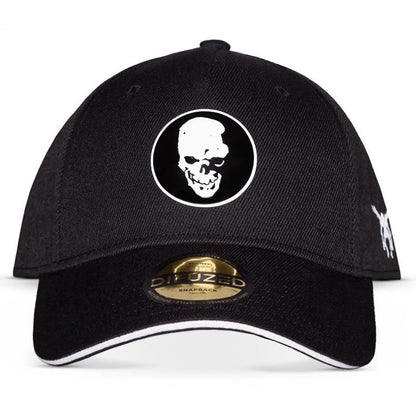 Death Note Curved Bill Cap, Totenkopf Gummi-Patch