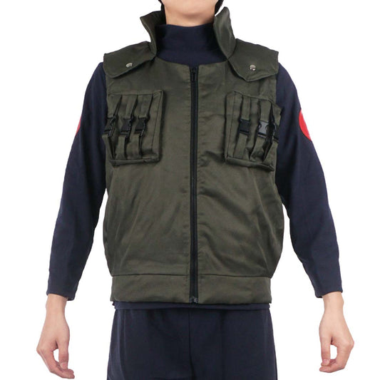 Ninja Weste von Kakashi Hatake, Schutzweste für Chunin & Jonin Kostüm, Größen: S - XXL
