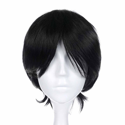 Cosplay Perücke von Monkey D. Ruffy für One Piece Fans, Schwarz