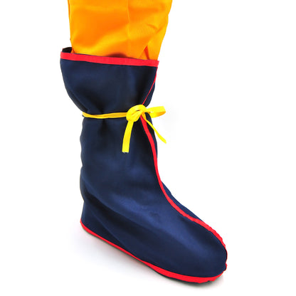 Cosplay Überschuhe von Son Goku, Überzieher mit Klettverschlüssen für Kostüm