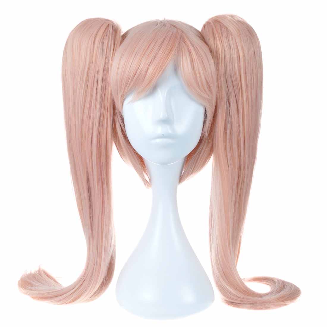 Cosplay Perücke von Junko Enoshima für Danganronpa Fans, Rosa