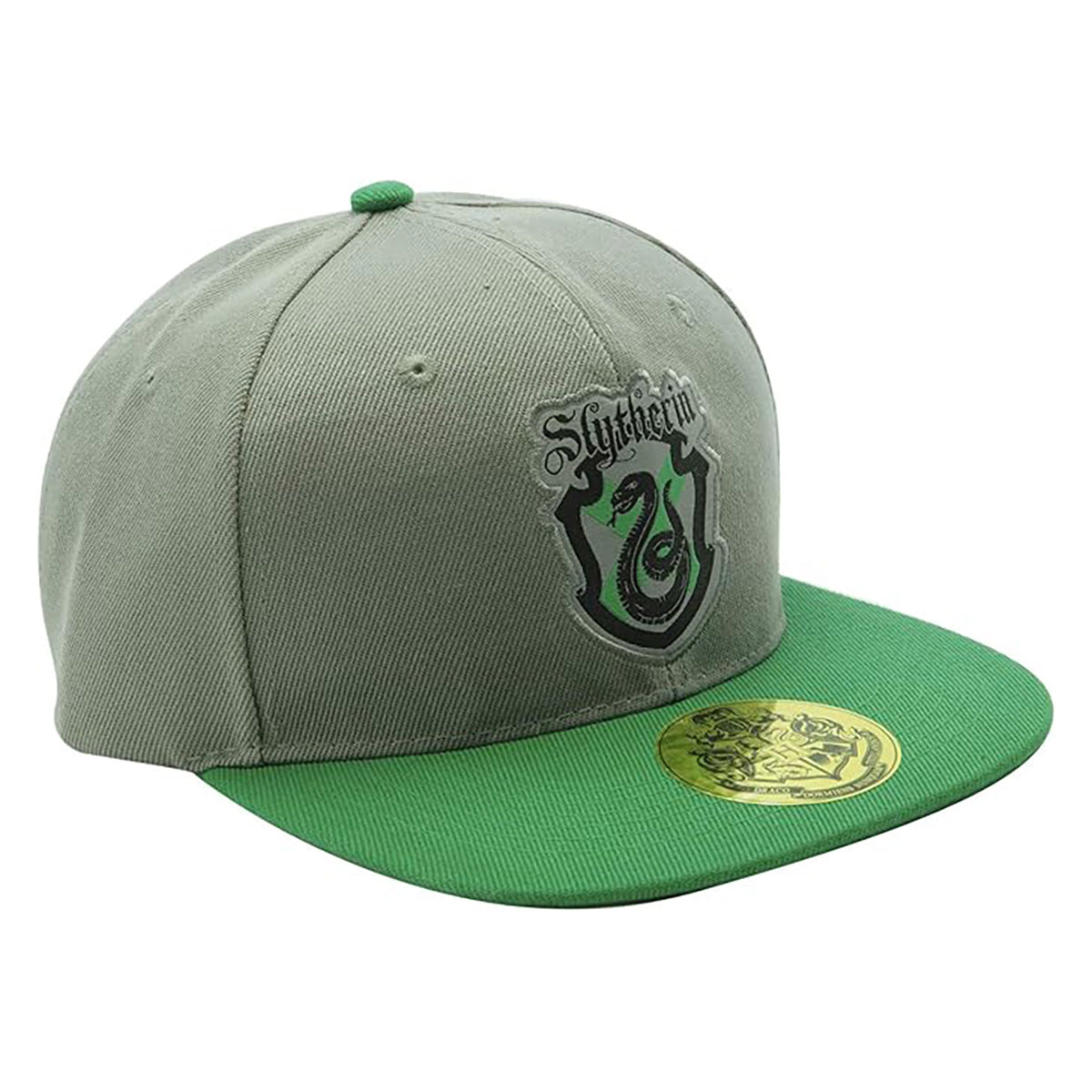 HARRY POTTER - Snapback Cap - Grey & Green - Slytherin