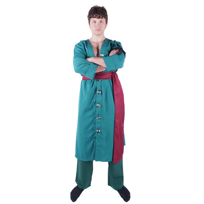 Cosplay Kostüm von Lorenor Zorro nach der 2 jährigen Trennung, Größen: S - XL