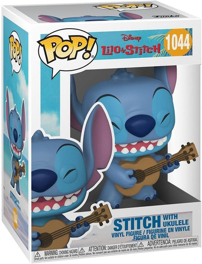 Lilo & Stitch - Stitch mit Ukulele - Funko Pop! #1044 - 9,5cm