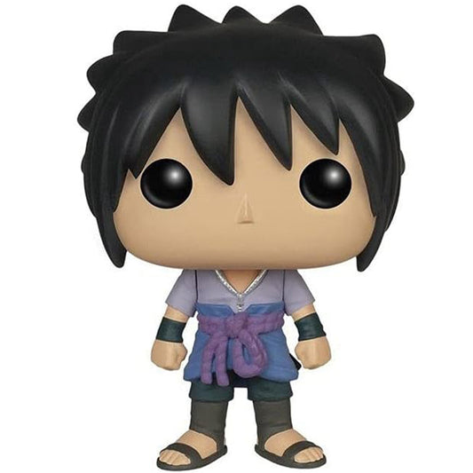 Funko POP! Animation, Naruto Shippuden, Uchiha Sasuke Figur 72, Kampfgürtel mit Obi + Schweißbänder und Sandalen