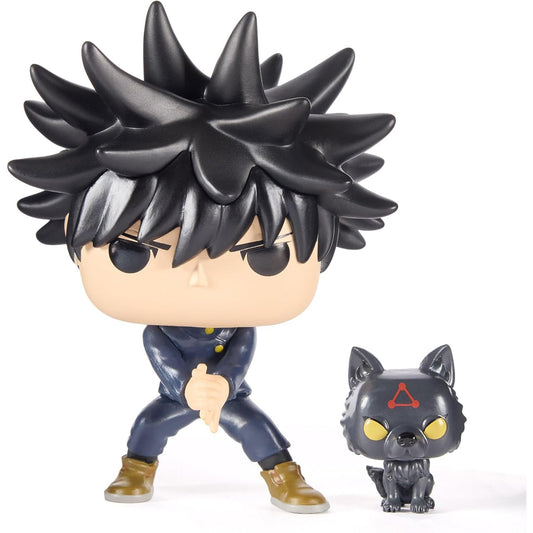 Funko POP! Megumi mit Höllenhund, Jujutsu Kaisen Sammelfigur, 1112, 9,5 cm