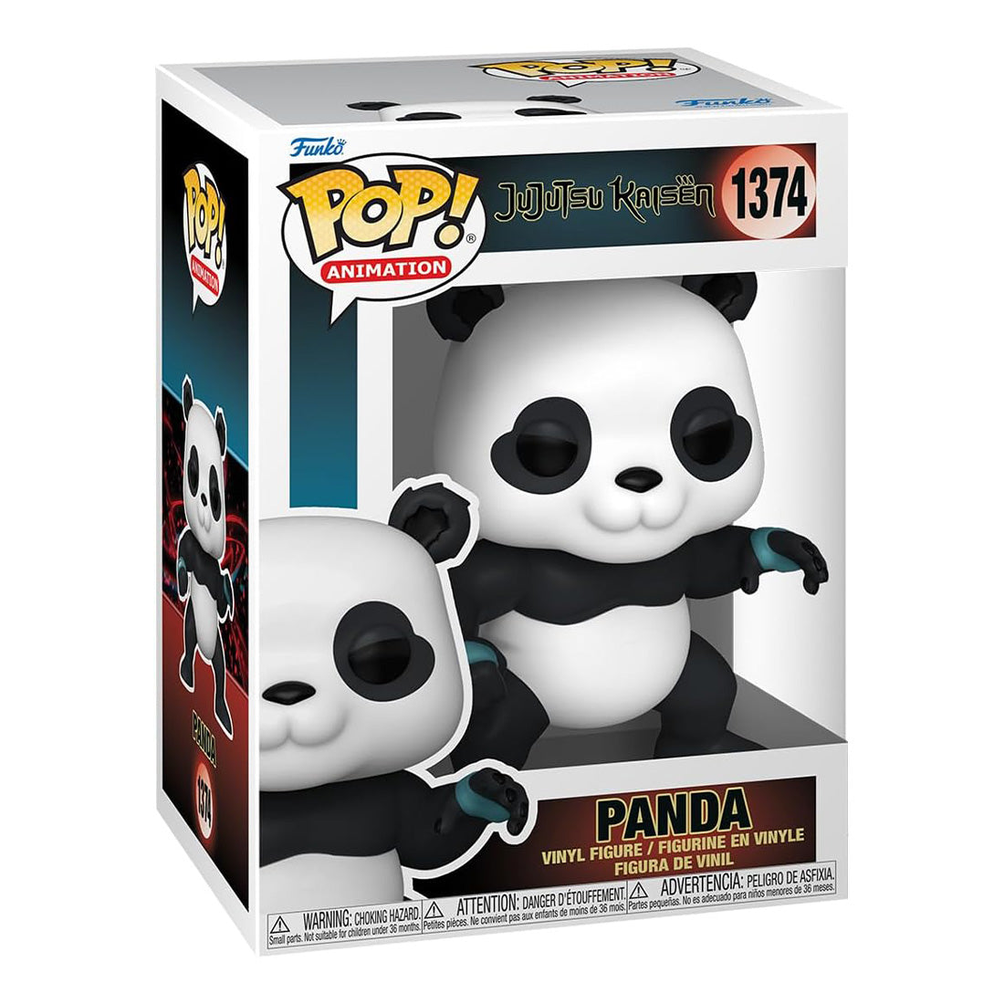 Funko POP 72046, Jujutsu Kaisen Figur von Panda, Fluchhülle, Panda mit Schlagringen, Anime Sammelfigur