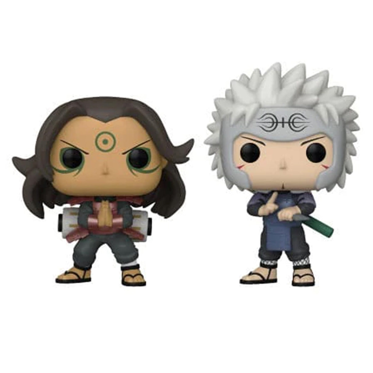 Funko POP! Animation Ninjabrüder Hashirama & Tobirama, Naruto Sammelfigur 9,5 cm, 2er-Pack
