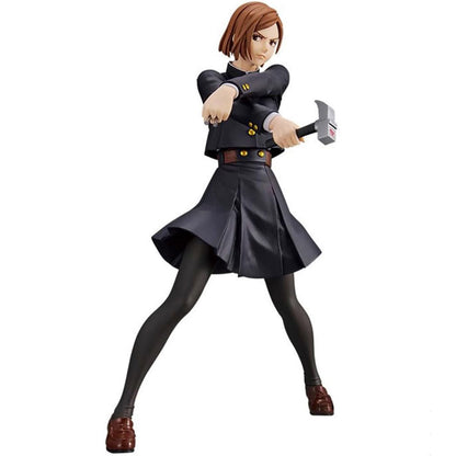 BANDAI Nobara Kugisaki mit Hammer & Nägeln, Jujutsu Kaisen Sammelfigur, BP19466, 20 cm
