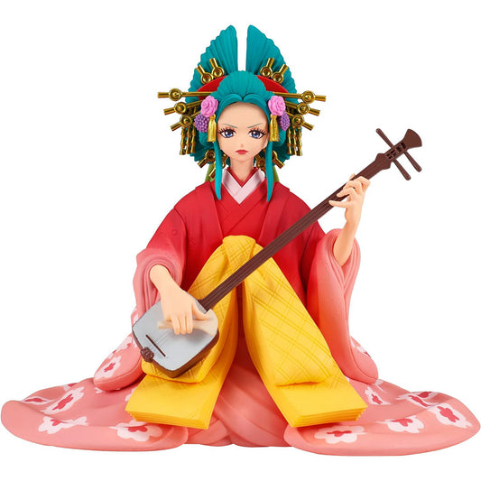 BANDAI Banpresto Figur, One Piece Kouzuki Hiyori, DXF the grandline Lady special, extra Komurasaki, mit Shamisen