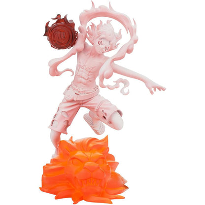 BANDAI Banpresto Figur, One Piece Red Monkey D. Luffy, Senkozekkei, Gear 5 Nika, Köngishaki, Angriffspose