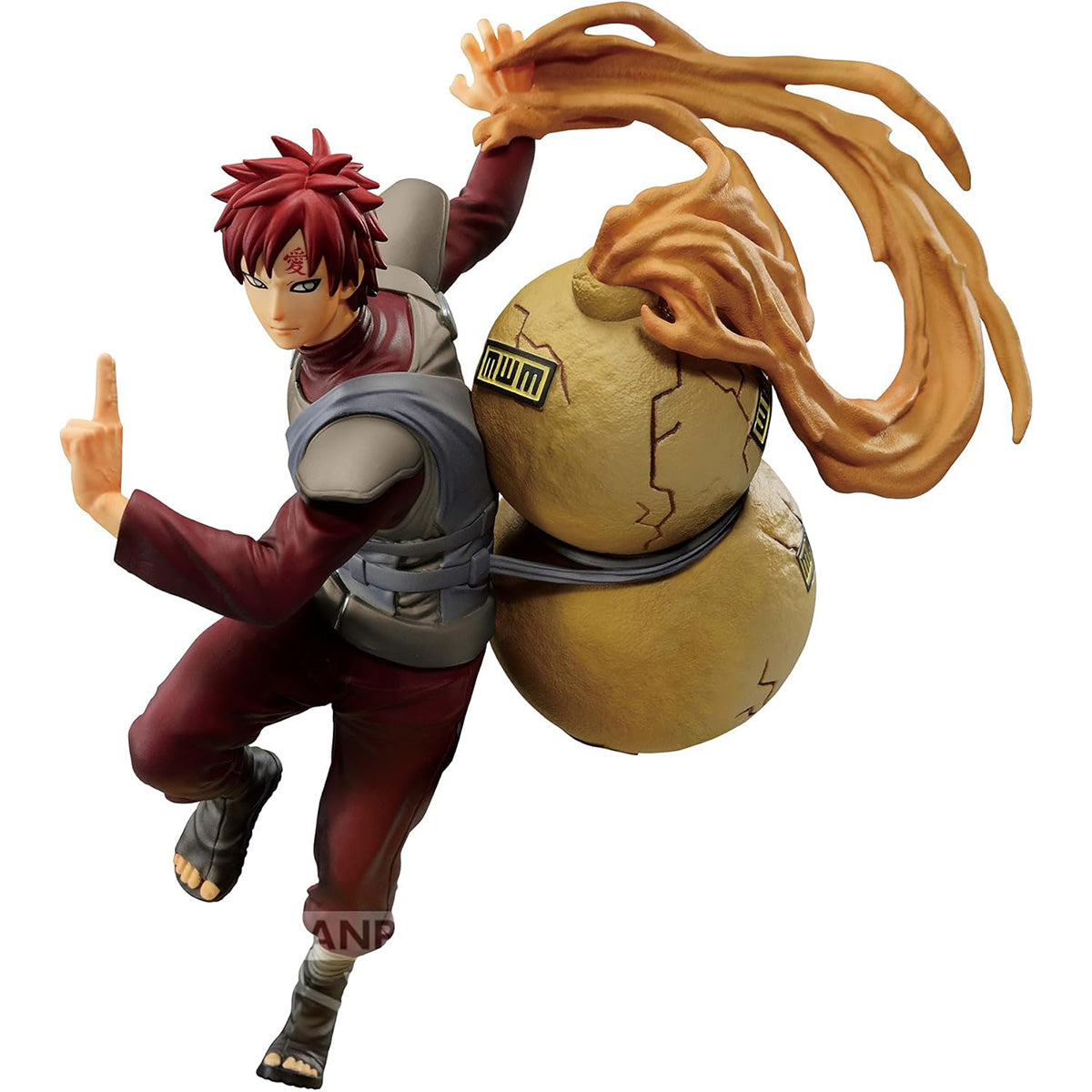 BANDAI Banpresto Figur, Naruto Shippuden Gaara, Kazekage, Colosseum, Sandkürbis, Angriffspose