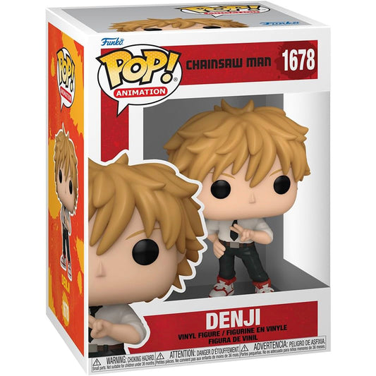 Funko POP! Animation Denji im Anzug, Chainsaw Man Sammelfigur, 1678, 9,5 cm