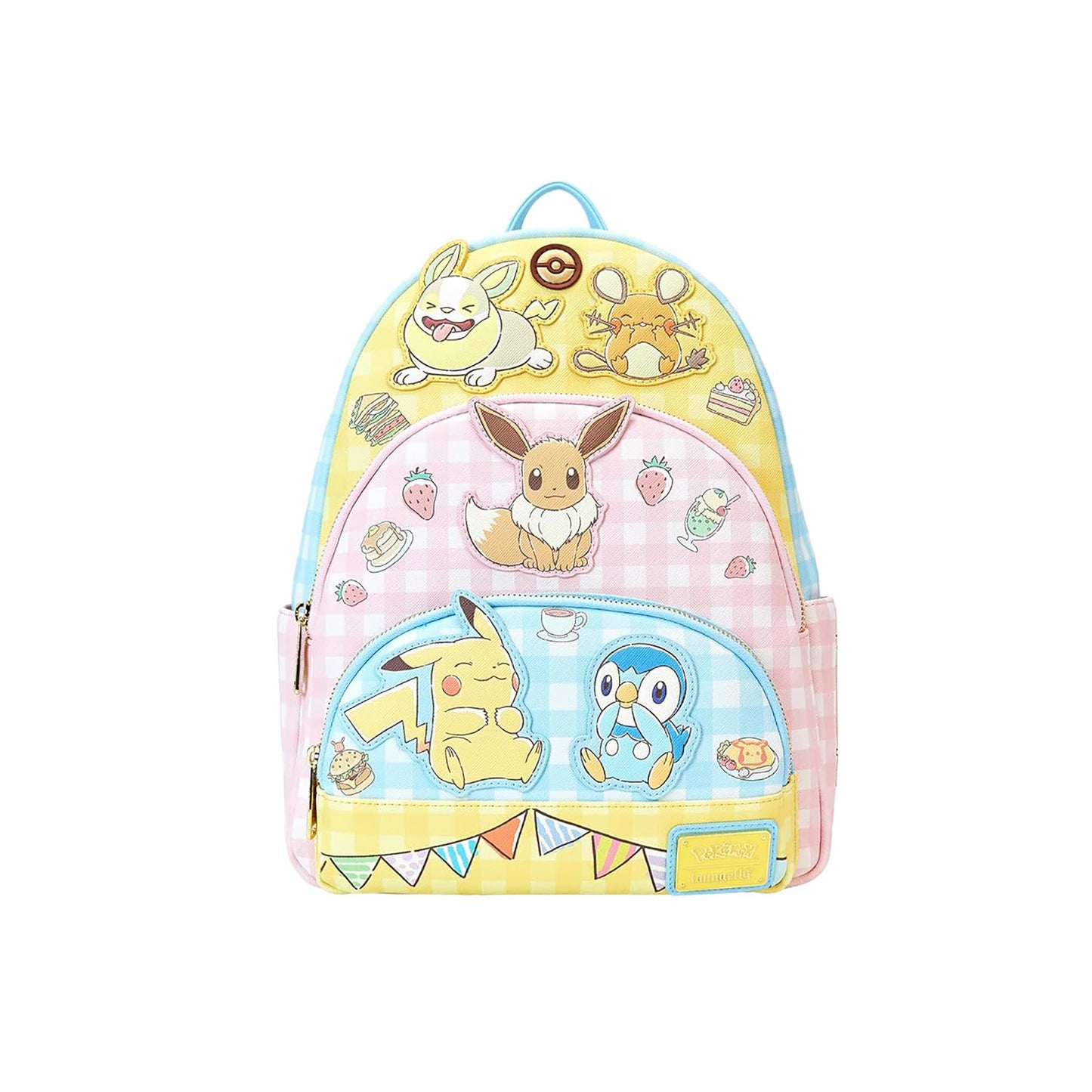 Loungefly PMBK0313 Pokémon Café Tripple Pocket Rucksack
