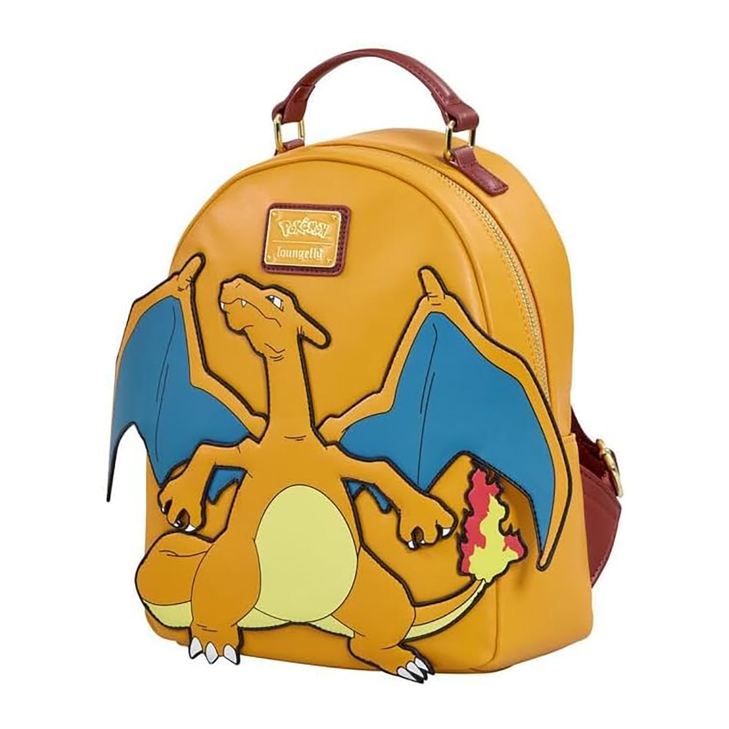 Loungefly Glurak  Charizard mit Flammen, Pokémon Rucksack