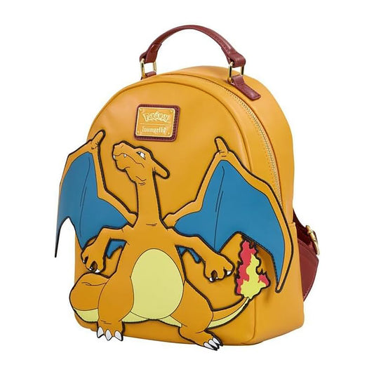 Loungefly Glurak  Charizard mit Flammen, Pokémon Rucksack