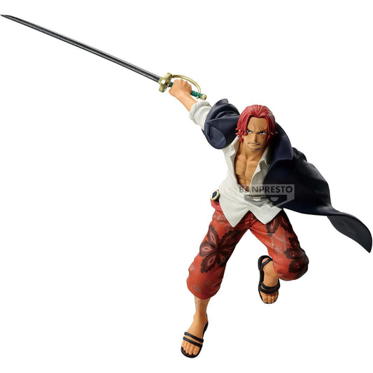 BANDAI Shanks Battle Record Collection, One Piece Sammelfigur, BP89564P, 17 cm