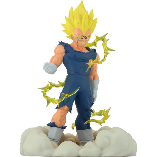 BANDAI Banpresto Figur, Dragon Ball Z - Majin Vegeta, History Box Vol.12, Super Sayajin, Angriffspose