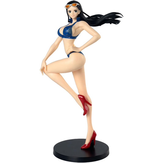 BANDAI Banpresto Figur, One Piece - Nico Robin, the Grandline Girls on Vacation, Version A, Sonnenbrille + Bikini