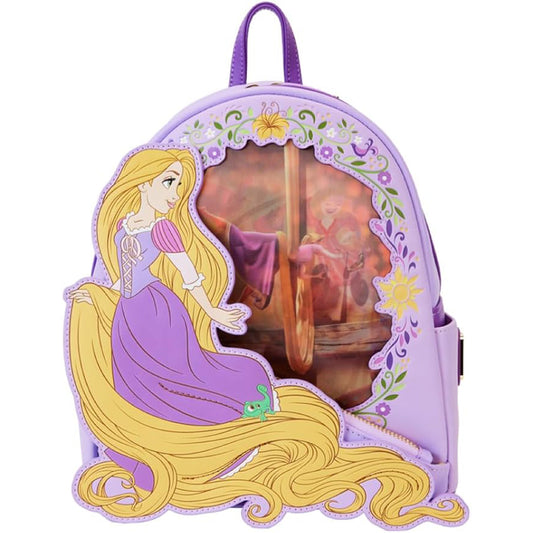 Loungefly WDBK3672 DISNEY PRINCESS RAPUNZEL LENTICULAR MINI BACKPACK