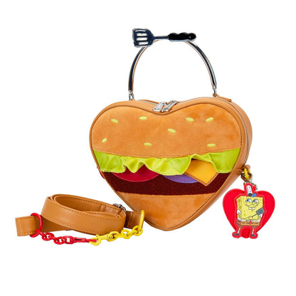 Loungefly Krabbenbürger, SpongeBob Umhängetasche