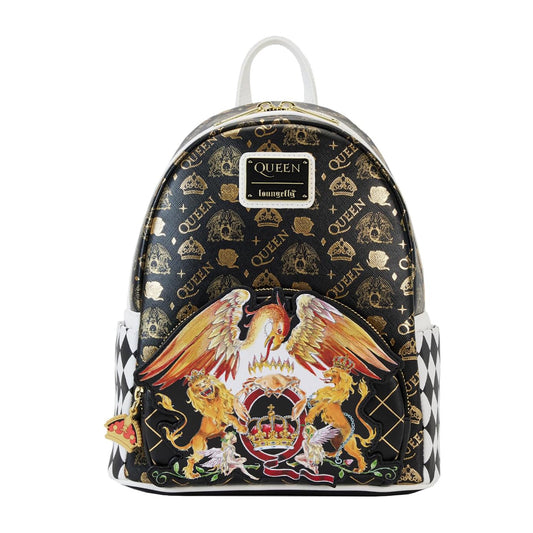 Loungefly QNBK0001 QUEEN  Logo Crest Mini Rücksäck