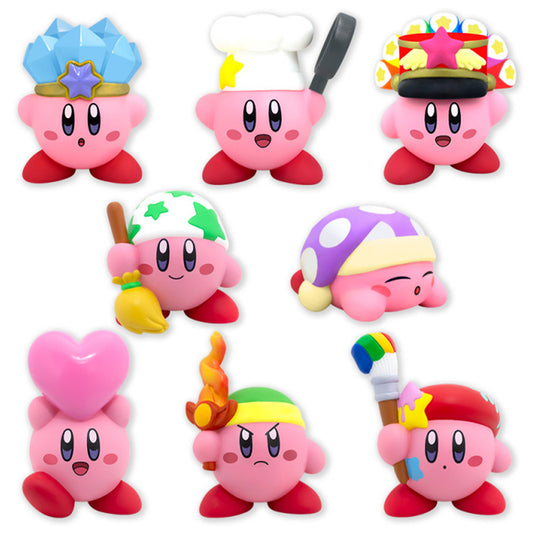 K Japan KIRBY Soft Vinyl - Kirby - 8 unterschiedliche Figure Set - 9cm