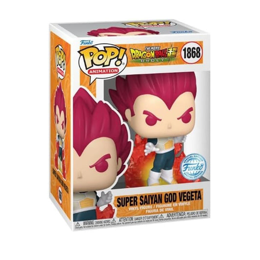 Funko Pop! God Vegeta 1868 - Dragonball Broly: Super Saiyan God Vegeta Special Edition