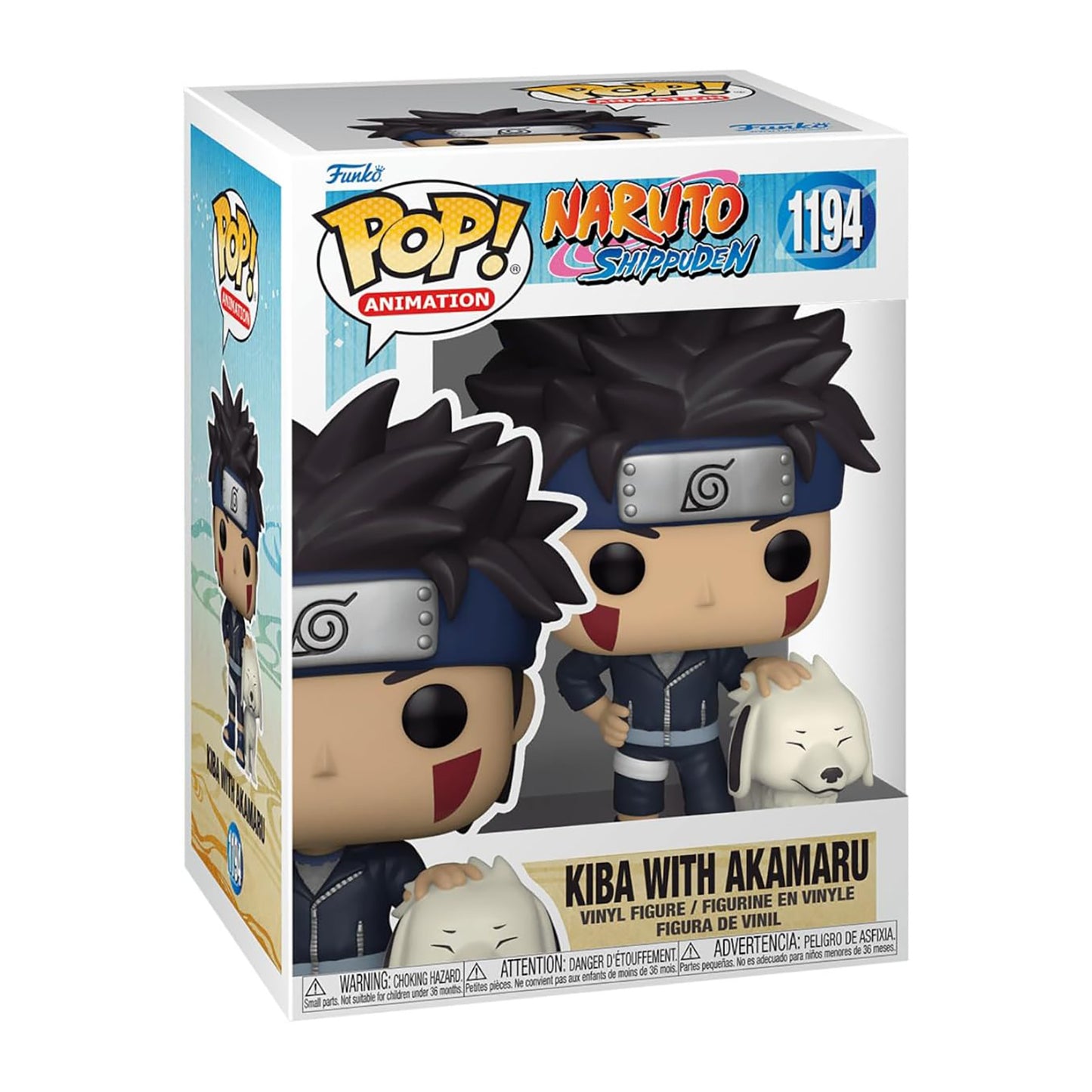 Funko Pop! Kiba Inuzuka 1194 - Naruto Shippuden: mit Akamaru