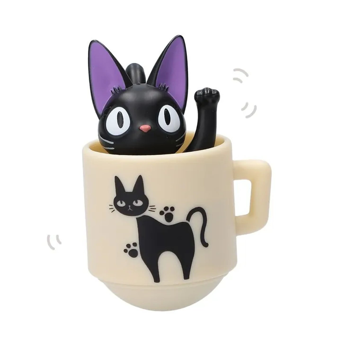 Kikis kleiner Lieferservice - Kiki mit Tasse - Stehaufmännchen - 8cm - Studio Ghibli