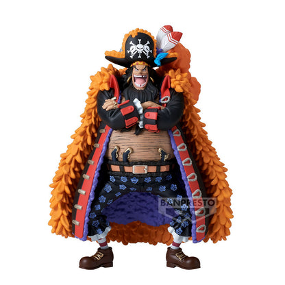 BANDAI Marshall D. Teach mit Federmantel, One Piece Sammelfigur, 18 cm